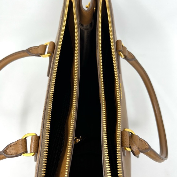 Prada Lux Saffiano Cannella  Leather Tote - Picture 7 of 10